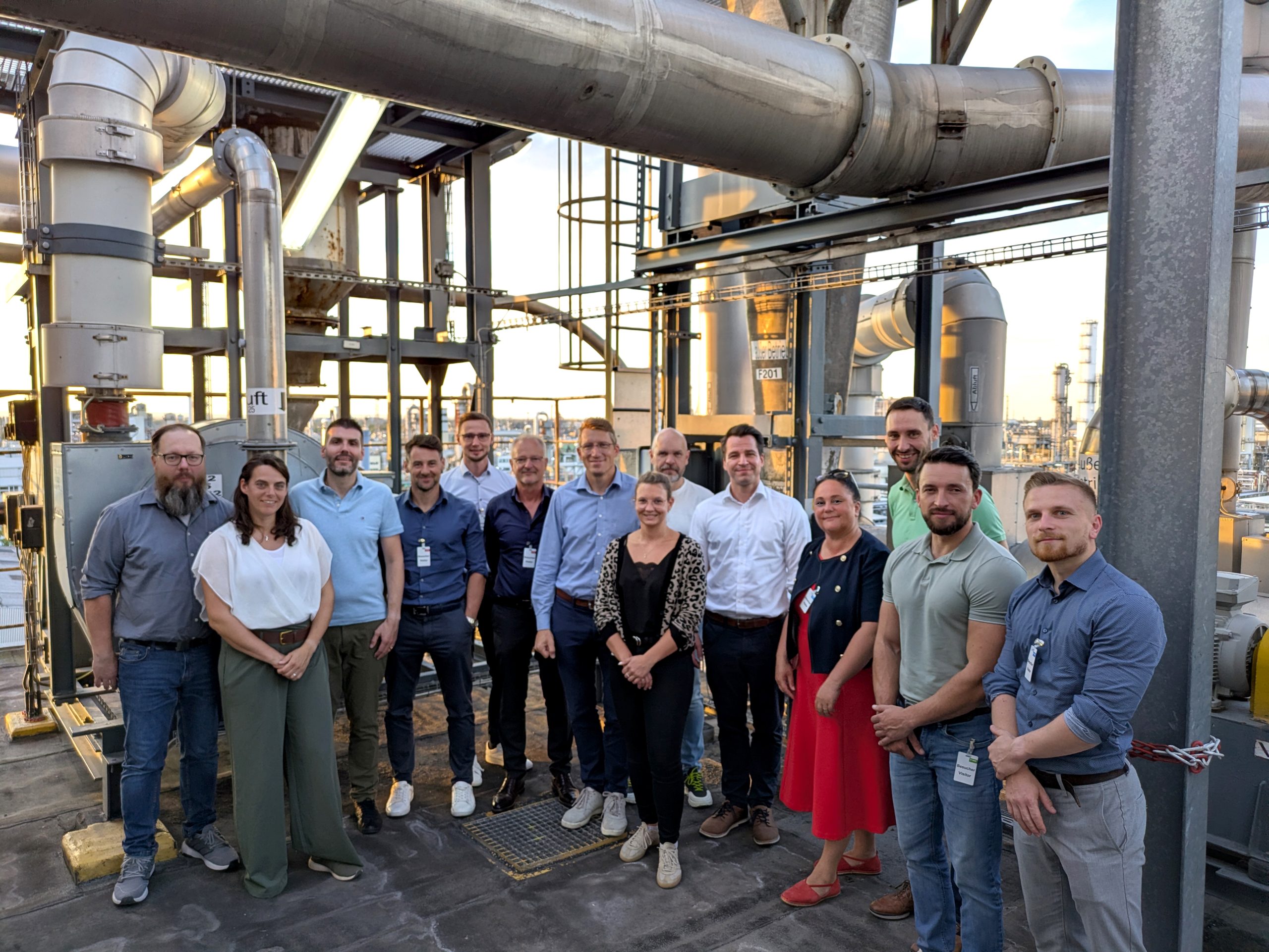 Vertriebsteam zu Besuch bei BASF in Ludwigshafen